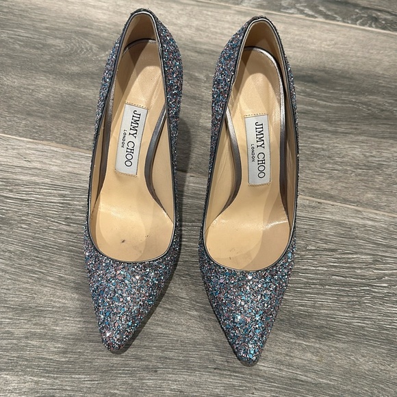 Jimmy Choo Heels Sparkly - Picture 2 of 5